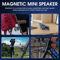 Magnetic Portable Bluetooth Speaker With RGB Lights Phone Holder Mini Travel Stereo Speaker 10