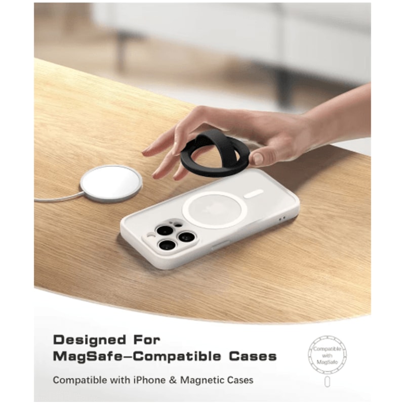 MagSafe Magnetic Silicone Finger Strap Soft Loop Phone Grip Stand 10