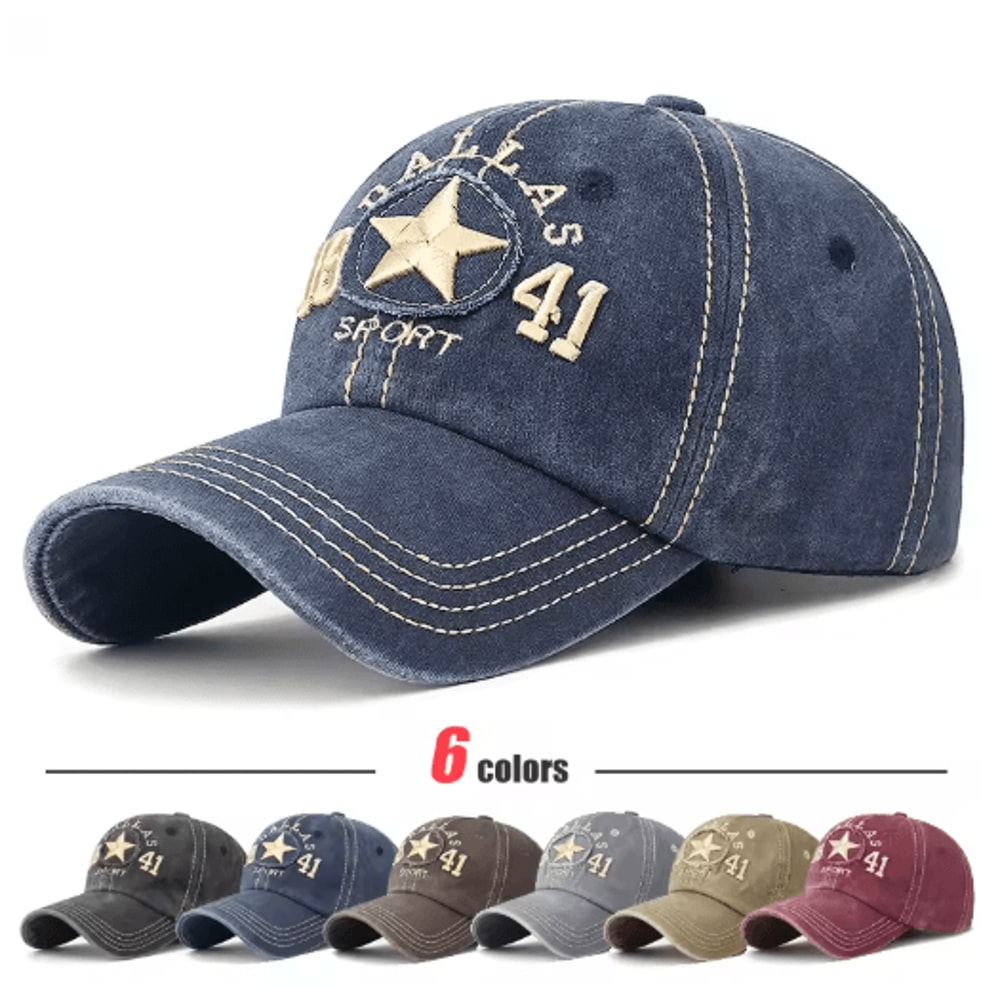 Unisex 3D Embroidered Baseball Cap Casual Outdoor Trucker Dad Hat 0