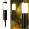 Cylindrical Solar Garden Light Waterproof Dusk To Dawn Outdoor Pathway Lamp 2