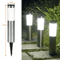 Cylindrical Solar Garden Light Waterproof Dusk To Dawn Outdoor Pathway Lamp 3