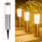 Cylindrical Solar Garden Light Waterproof Dusk To Dawn Outdoor Pathway Lamp 4