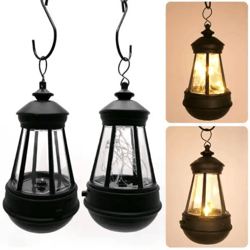 decorative hanging solar garden lantern – waterproof outdoor led patio light
