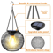 IronArt Hanging Solar Garden Lantern Waterproof Dusk To Dawn Outdoor Light With Chain 7