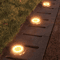 LED Solar Ground Lights Waterproof Buried Solar Disk Lights For Garden Pathway 5