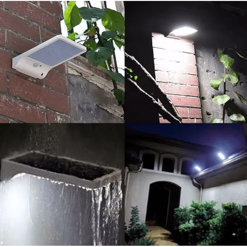 PIR Solar Motion Sensor Wall Light Waterproof Outdoor Solar Security Lamp 5