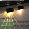 Waterproof Solar Deck Step Lights Outdoor LED Fence And Stair Lighting 5