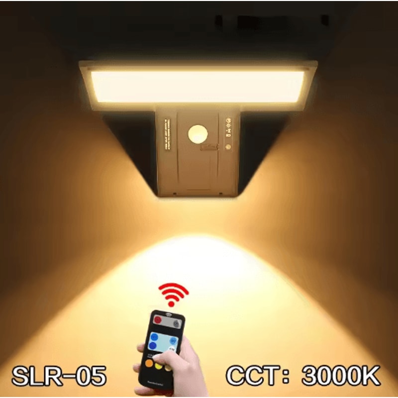 90LED Solar Motion Sensor Security Flood Light Waterproof Outdoor Garden Light With 3 Colors 4 Mo 1