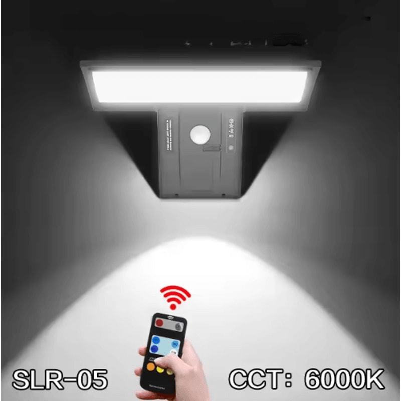 90LED Solar Motion Sensor Security Flood Light Waterproof Outdoor Garden Light With 3 Colors 4 Mo 3