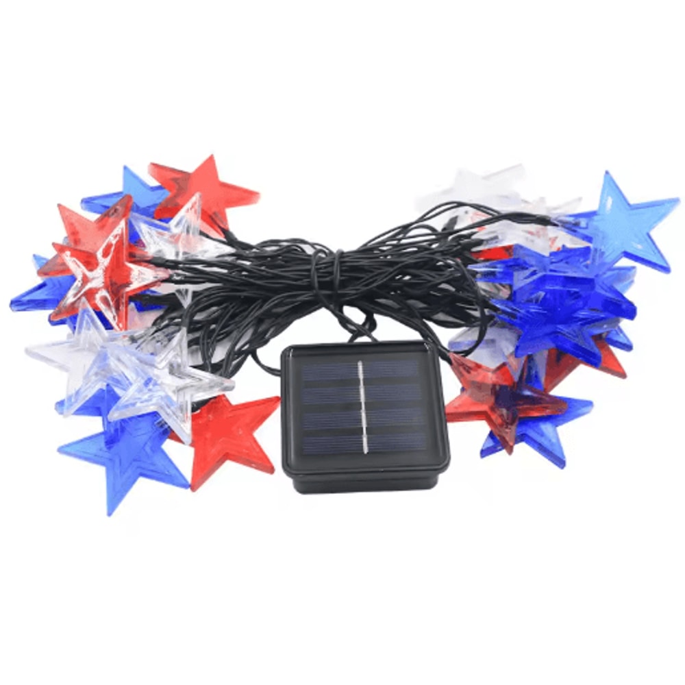 Solar Star String Lights Waterproof Outdoor Fairy Lights With 8 Lighting Modes 3