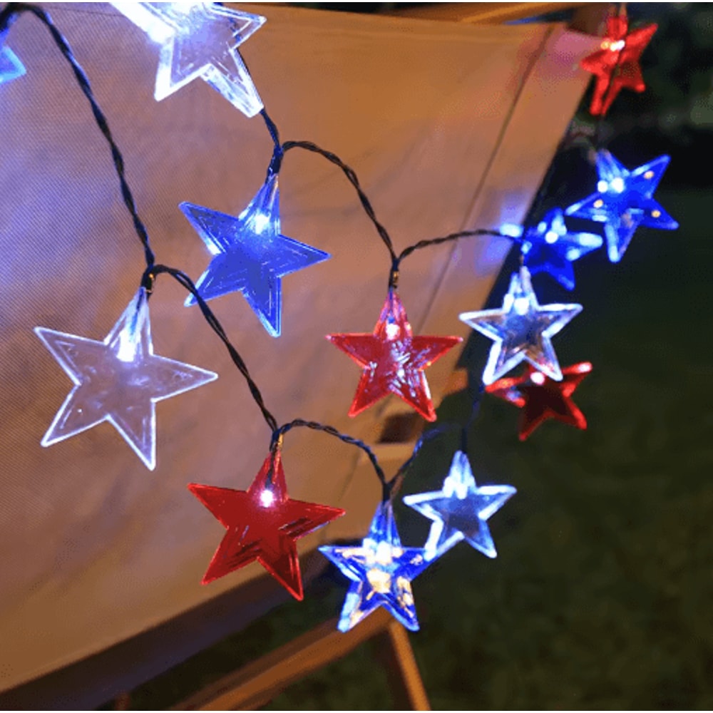 Solar Star String Lights Waterproof Outdoor Fairy Lights With 8 Lighting Modes 6