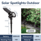 Waterproof LED Solar Garden Spotlight Outdoor Landscape Pathway Lighting 2