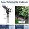 Waterproof LED Solar Garden Spotlight Outdoor Landscape Pathway Lighting 2