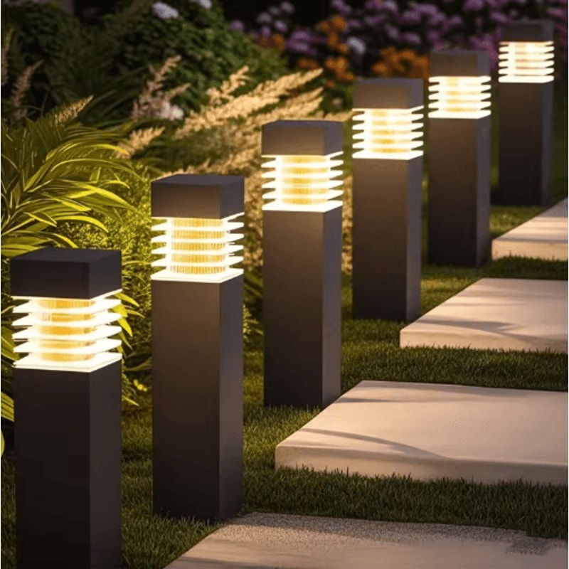 Decorative Solar Garden Landscape Lights Waterproof Ground Plug Lawn Yard Lights 1