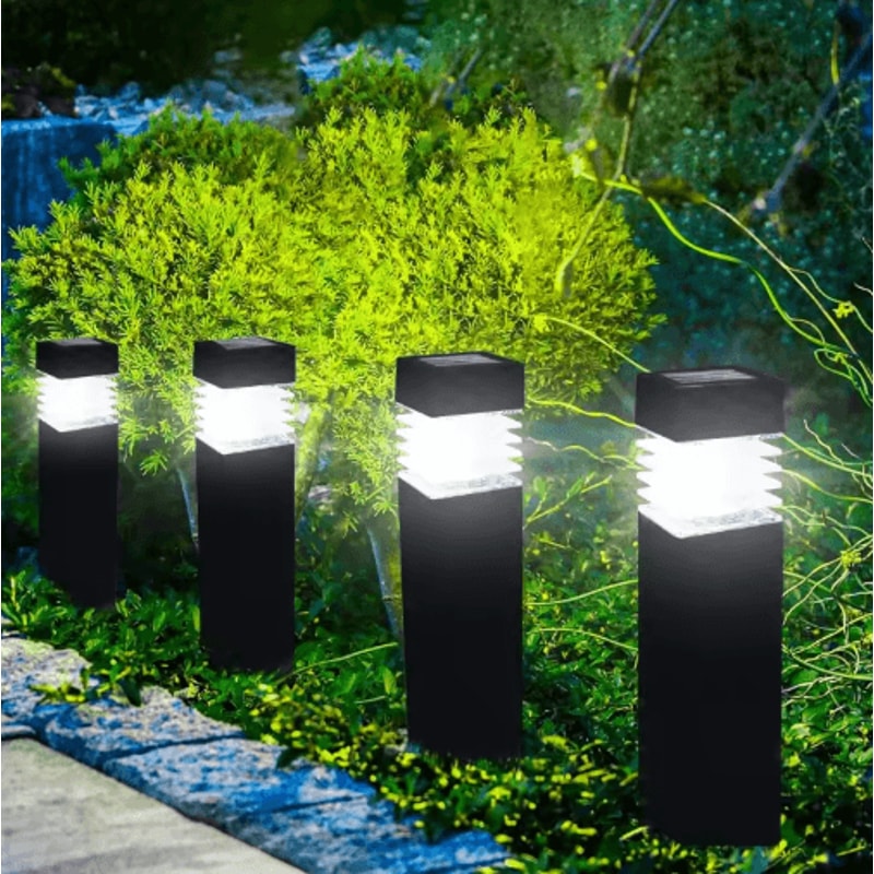 Decorative Solar Garden Landscape Lights Waterproof Ground Plug Lawn Yard Lights 2