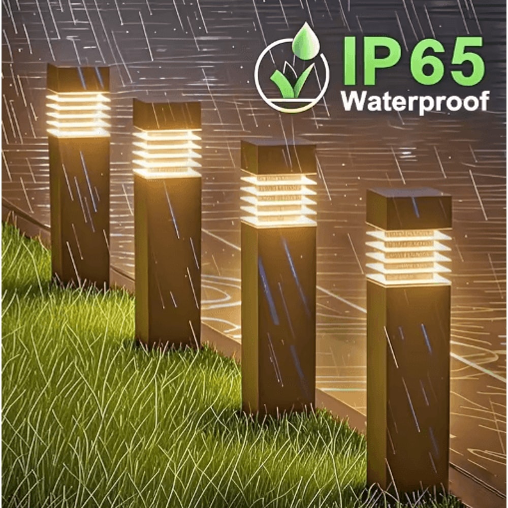 Decorative Solar Garden Landscape Lights Waterproof Ground Plug Lawn Yard Lights 7