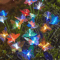 Butterfly Flower Solar Garden Stake Lights Waterproof LED Outdoor Pathway Decor 5