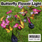 Butterfly Flower Solar Garden Stake Lights Waterproof LED Outdoor Pathway Decor 0