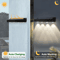 Waterproof LED Solar Wall Fence Lights Outdoor Porch Deck Garden Accent Lighting 6
