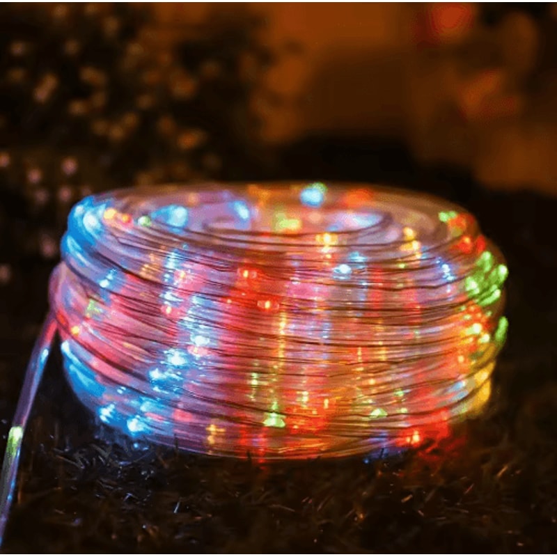Outdoor Solar Rope LED Lights Waterproof Tube String Lights For Garden Christmas Decor 3