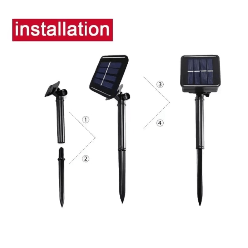 Outdoor Solar Rope LED Lights Waterproof Tube String Lights For Garden Christmas Decor 4