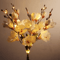 Solar Magnolia Flower Garden Lights Waterproof LED Outdoor Holiday Decor 3
