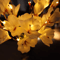 Solar Magnolia Flower Garden Lights Waterproof LED Outdoor Holiday Decor 5