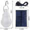 Portable Solar LED Bulb Light USB Rechargeable Hanging Emergency Lamp 2