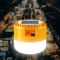 Portable Solar Camping Lantern With Power Bank LED Emergency Tent Light 0