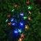 Solar Cherry Blossom Garden Lights 20 LED Outdoor Flower Pathway Decor 2