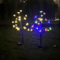 Solar Cherry Blossom Garden Lights 20 LED Outdoor Flower Pathway Decor 7
