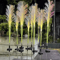 LED Solar Reed Garden Lights Waterproof Outdoor Pathway Landscape Decor 4
