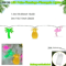 Tropical Flamingo Pineapple String Lights 1020 LED Hawaiian Party Decor 3