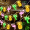 Tropical Flamingo Pineapple String Lights 1020 LED Hawaiian Party Decor 4