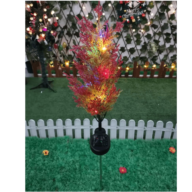 Solar Pine Tree Garden Stake Lights Waterproof Outdoor Christmas Landscape Decor 1