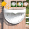 6LED HalfRound Solar Step Fence Lights Waterproof Outdoor Garden Wall Lamps 6