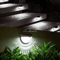 6LED HalfRound Solar Step Fence Lights Waterproof Outdoor Garden Wall Lamps 8