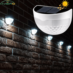 6led half-round solar step & fence lights – waterproof outdoor garden wall lamps