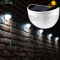 6LED HalfRound Solar Step Fence Lights Waterproof Outdoor Garden Wall Lamps 0