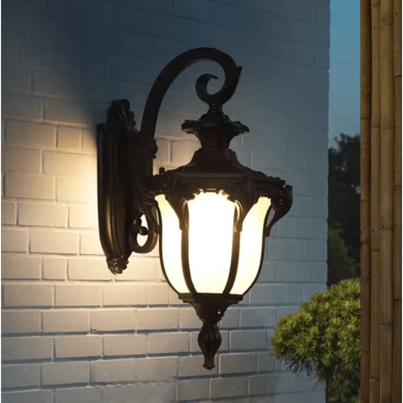 Retro LED Outdoor Wall Lamp Waterproof Vintage Corridor Balcony Light 0