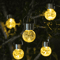 Cracked Glass Solar Hanging Lights Waterproof Outdoor Garden Tree Lantern 2