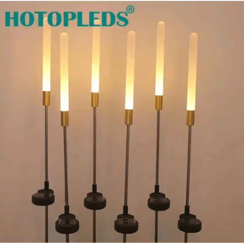 Luminous Solar Reed Garden Lights Waterproof LED Decorative Flower Stake 5