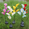 Solar Calla Lily Flower Garden Lights Waterproof LED Outdoor Stake Decor 5