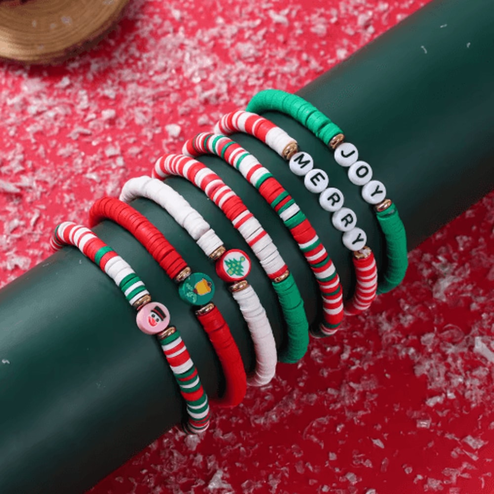 Festive Reindeer Christmas Bracelet Set For Kids Party Favors 67pcs 4