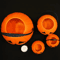 3Piece Halloween Pumpkin Buckets Set Large Medium Small Candy Containers 5