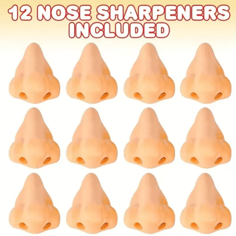 Funny Nose Pencil Sharpener Set Creative Novelty Sharpeners For Kids 112pcs 1