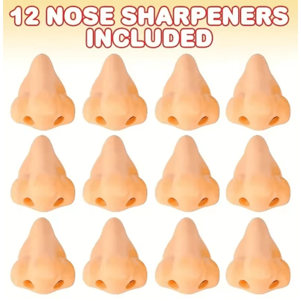 Funny Nose Pencil Sharpener Set Creative Novelty Sharpeners For Kids 112pcs 3