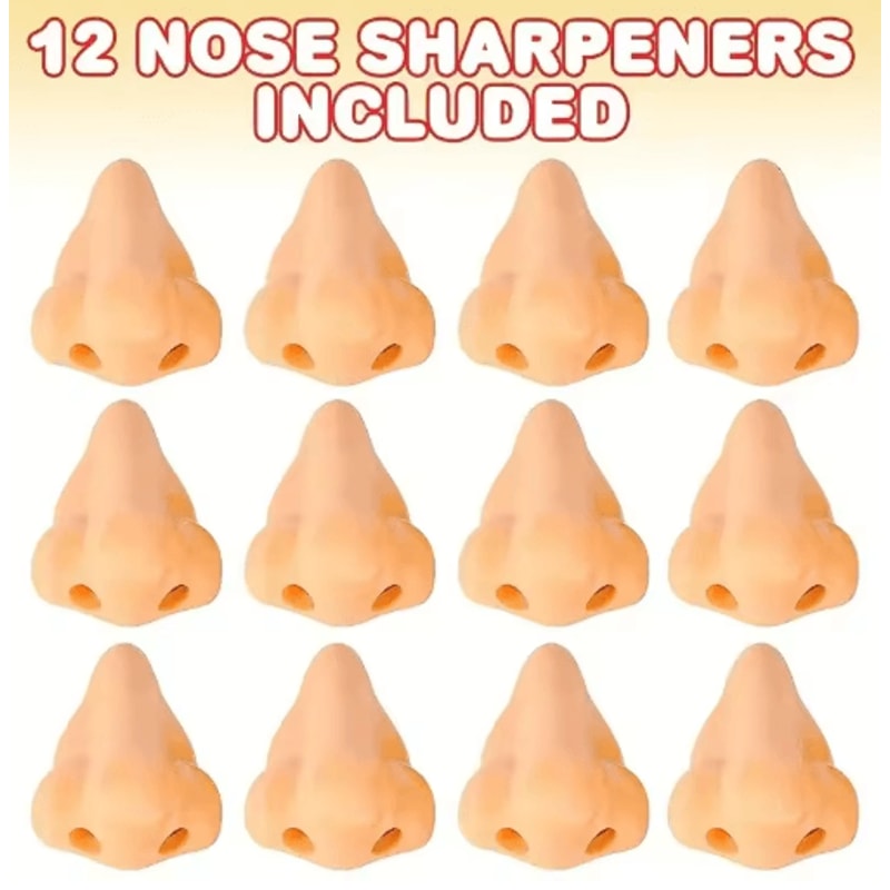 Funny Nose Pencil Sharpener Set Creative Novelty Sharpeners For Kids 112pcs 3