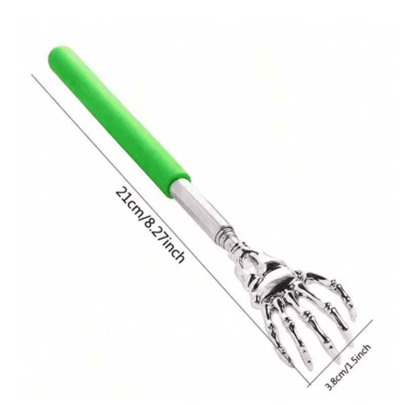 Portable Stainless Steel Telescoping Back Scratcher Extendable Back Massager 5