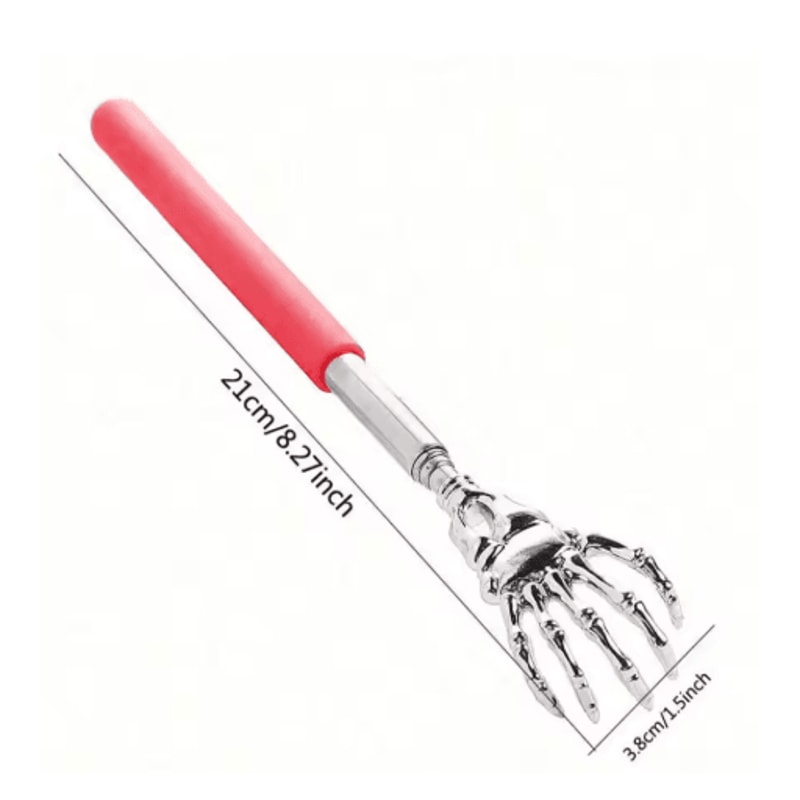 Portable Stainless Steel Telescoping Back Scratcher Extendable Back Massager 6